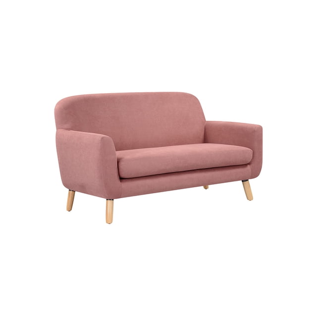 Sofá Jitotol 2 cuerpos pata encino Estilo Contemporáneo Color Rosa Gaia Herbs Jitotol