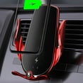 thumbnail image 1 of Cargador inalámbrico, cargador portátil, soporte para ventilación de coche, carga rápida de 15 W, sujeción automática, soporte para teléfono inteligente, iOS y Android., 1 of 7