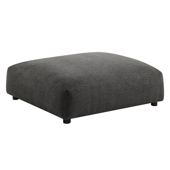 Modular Ottoman Chair, Dark Gray, Fabric, Living Room Lounge Cafe Lobby Hospitality Restaurant, Modern Contemporary, HB37169