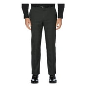 Perry Ellis Portfolio Mens Window Pane Tech Pocket Dress Pants