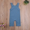 thumbnail image 5 of goowrom Baby Sleeveless Solid Color Romper Jumpsuit, 5 of 5