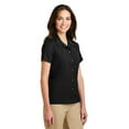 thumbnail image 4 of Port Authority Camp Shirt (L535) Black, XL, 4 of 6