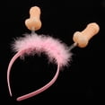 thumbnail image 3 of Diadema Esponjoso Fiesta de Noche Despedida Soltera Travieso Regalo para Adultos Boda Diseño Pito Sunnimix Diadema de la gallina, 3 of 8