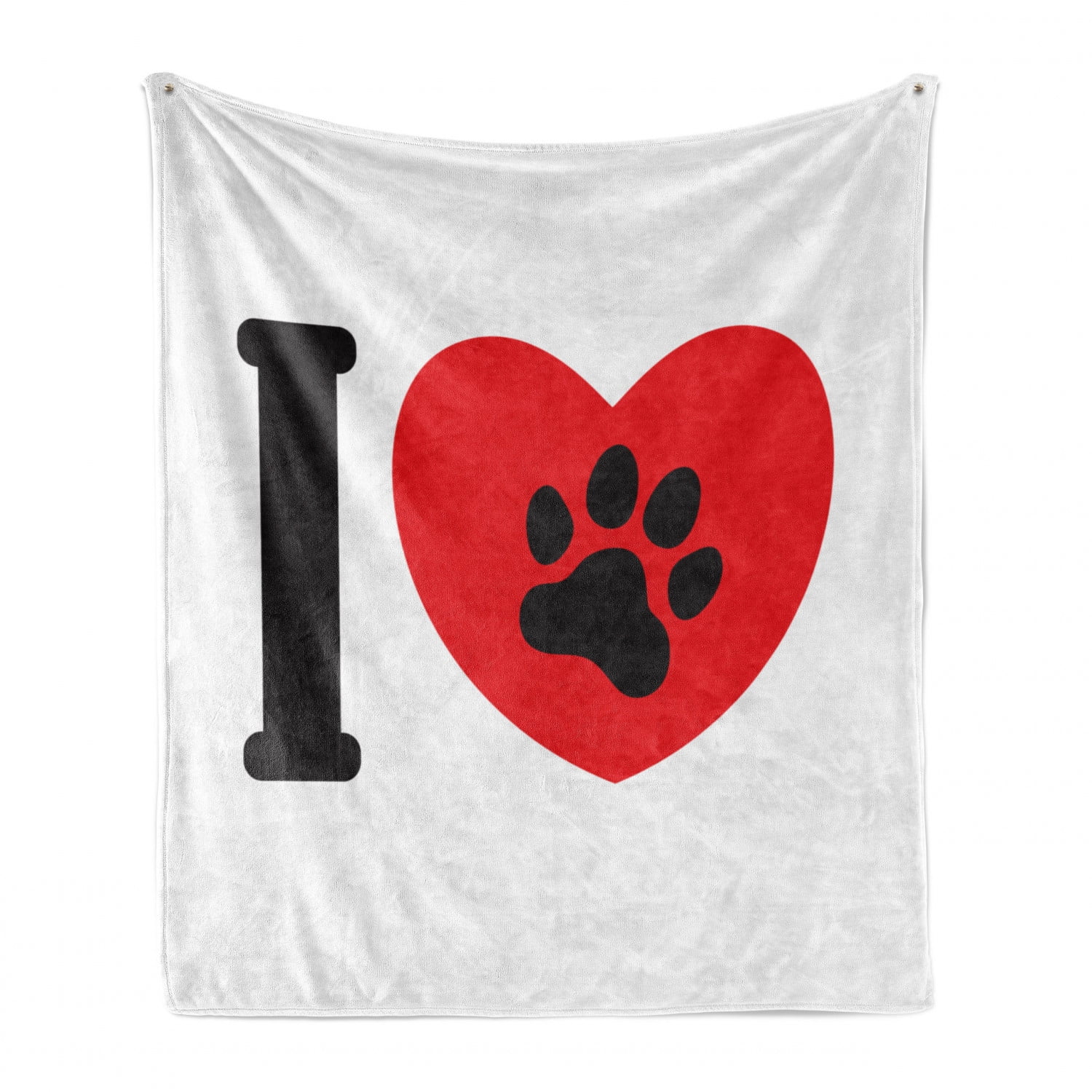 Cozy Plush for Indoor and Outdoor Use Charcoal Grey and Vermilion Ambesonne Paw Print Soft Flannel Fleece Throw Blanket I Love Animals Dogs and Cats Themed Classic Graphic with Heart 60 x 80 Cozy Plush for Indoor and Outdoor Use Charcoal Grey and Vermilion Ambesonne Paw Print Soft Flannel Fleece Throw Blanket I Love Animals Dogs and Cats Themed Classic Graphic with Heart 60 x 80