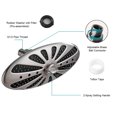 thumbnail image 4 of BRIGHT SHOWERS Rain Shower Head for Bathroom High Pressure Rainfall Showerhead with Adjustable Brass Swivel Ball Joint, 2 Spray Settings, Easy Tool Free Installation, Brushed Nickel, 4 of 8