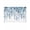 Lake Blue, variant on Eucalyptus Grey Sun Shade Sail 6.5'x10' Rectangle Outdoor Shade Canopy, Farmhouse Leaves Summer Spring Leaf Porch Shades Outdoor Sun Blocking Screen, Sunshade Cloth Covers for Patio/Deck/Garden