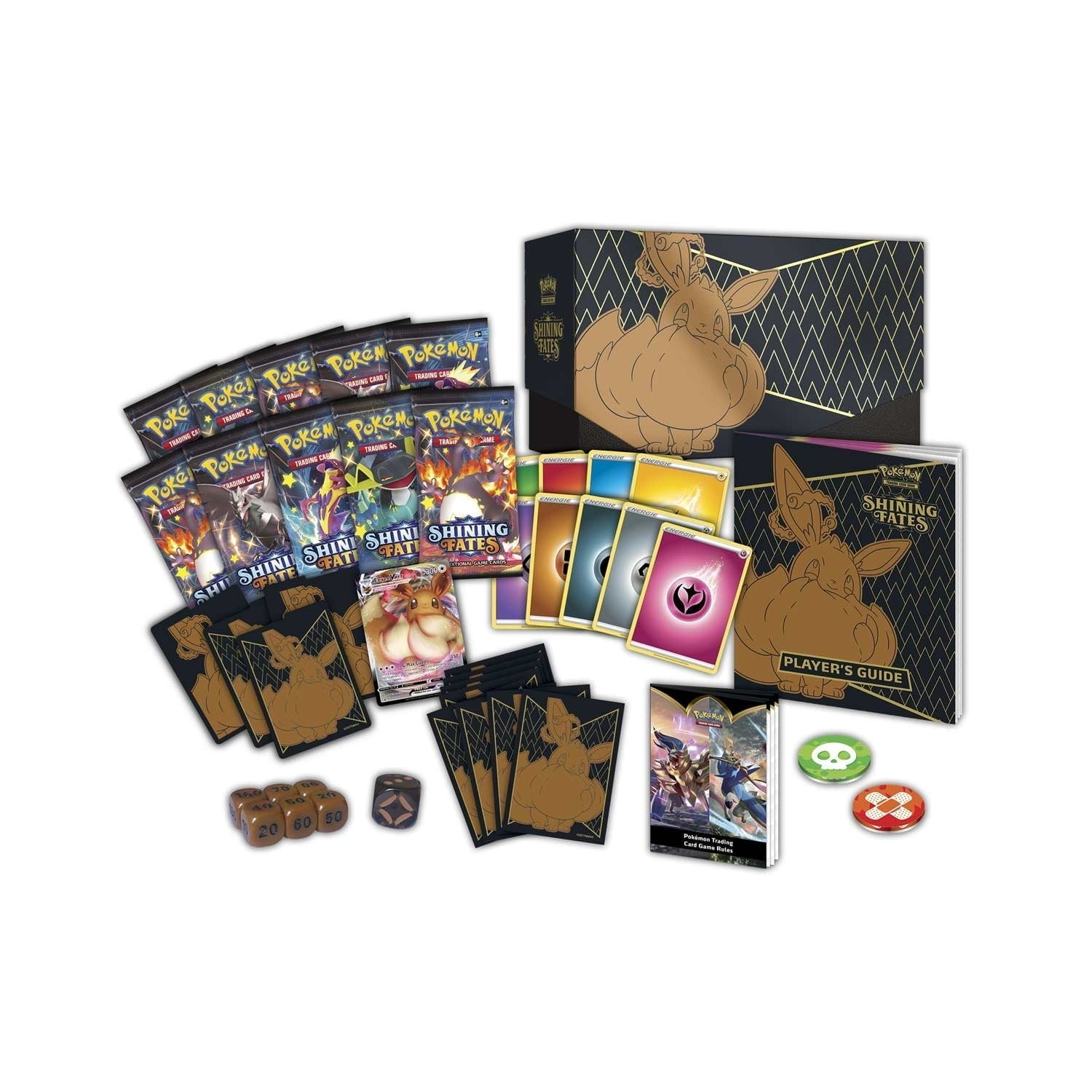 Pokemon TCG: Shining Fates Elite Trainer Box - Eevee [Card Game, 2 Players]