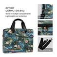 thumbnail image 4 of 16" Laptop Briefcase, Detachable Anti-Slip Shoulder Strap, Multi-Compartment Work Travel Bag Beautiful Hawaiian, 4 of 8