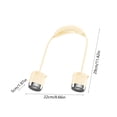 thumbnail image 3 of Ventilador de cuello para refrescarse con manos libres: ventilador portátil con control de velocidad continuo, recargable por USB, silencioso, ideal para viajes al aire libre, acampadas y uso diario., 3 of 6