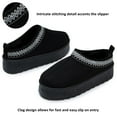 thumbnail image 3 of Alpine Swiss Emily Womens Platform Slippers Fluffy Warm Slip On Short Ankle Boot, 3 of 7