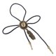 thumbnail image 4 of 2 Piezas de material cuero Negro Pu Vaquero Occidental Rodeo Sombrero Bolo Tie Collar, 4 of 9