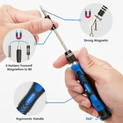 Precision Screwdriver Sets 142-Piece Electronics Precision Screwdriver with 120 Bits Magnetic Repair Tool Kit for iPhone, Computer,Household Appliances, Jewelry, Guita, Tablet,Game Console