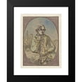 thumbnail image 2 of Jurriaan Andriessen 15x18 Black Modern Framed Museum Art Print Titled - Portrait of Unknown Man, in Ovaal (C. 1752 - C. 1819), 2 of 5