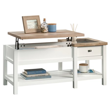 Sauder Cottage Road Lift Top Coffee Table In Soft White Walmart