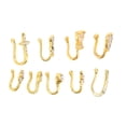 thumbnail image 2 of Non Pierced Nose Clip,9 Pcs Fake Nose No Piercing Nose Clip Kit Fake Nose Rings Optimal Efficiency, 2 of 8