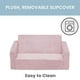 thumbnail image 3 of Sofá convertible a tumbona Serta Perfect Sleeper Pink Kids, 3 of 6