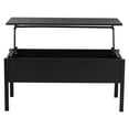 thumbnail image 3 of HomCom 39" Modern Lift Top Coffee Table Desk with Storage, 3 of 9