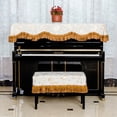 thumbnail image 2 of Media Cubierta Piano + Taburete Silla Cubierta Banco Piano Banco de Asiento Sunnimix Funda antipolvo para piano, 2 of 8