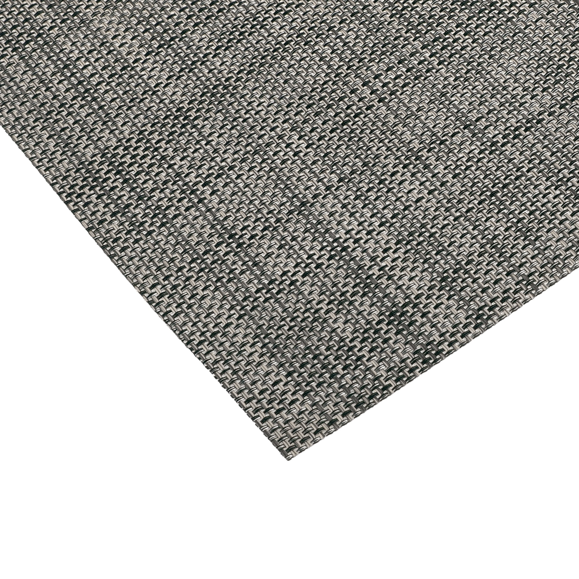 Unique Bargains Durable Placemats for Dining Table, Resistant Kitchen Place Mats Set of 6 Black Grey 18" x 12"