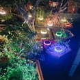 thumbnail image 4 of Msgweeeg Solar Lights Solar Lights Outdoor Pathways Yard Decorations Outdoor Ground Lights, with 17 LED Lamp Beads Warm Outdoor Disk Lights, In-Ground Lights, Garden Lights, Landscapes Lights, 4 of 5