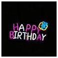 thumbnail image 1 of Letrero De Neón "HAPPY BIRTHDAY" Para Dormitorio, Sala De Estar, Fiesta, Tienda, Decoración De Pared, Regulable Por USB, 42.7x27cm, 1 of 6