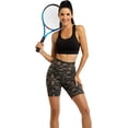 thumbnail image 5 of Alove Women's Yoga Short Leg High Waist Tummy Control Athletic Running Pants, 5 of 5