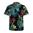 thumbnail image 3 of High Quality Hawaiian Shirts for Men Short Sleeve Aloha Beach Shirt Floral Summer Casual Button Down Shirts Blouses BPAGR5, 3 of 7