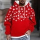 thumbnail image 1 of Sudadera con capucha para hombre, estilo casual, con cuello redondo, estampado, manga larga, blusa de poliéster, 1 of 5