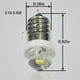 thumbnail image 4 of Toystoory Bombilla de luz LED, Base de lámpara redonda cálida, linterna de tierra negativa, linterna, linterna suave, herramientas, boda, cumpleaños, Iluminación y accesorios Blanco 2 Toystoory HA071269-02B, 4 of 6