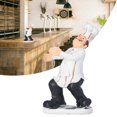 thumbnail image 4 of Chef Figures Décoratif, Exécution Exquise Multi But Cuisine Ornements Résine Matériel pour les Restaurants, 4 of 8