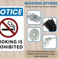 thumbnail image 4 of ADA CENTRAL SIGNS - Notice Smoking is Prohibited Sign - ADA Compliant Digitally Printed Text Wall Sign - Smoke-Free Area Door Signs for Offices, Businesses, Hotels, and Restaurants - Vinyl 14” x 10”, 4 of 7