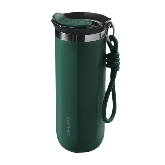 Billuyoard Termo de acero inoxidable 304, duradero y práctico. Teteras verde 500 ml