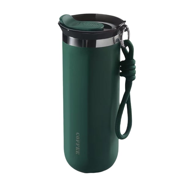 Billuyoard Termo de acero inoxidable 304, duradero y práctico. Teteras verde 500 ml