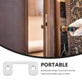 thumbnail image 2 of Door Strike Plate Filler Silver For Home Use Anti Intrusion 1Set 2.2X1In, 2 of 7