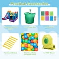 thumbnail image 5 of Spaco 5-in-1 Inflatable Bounce Castle without Blower, Jumping Family Backyard Bouncy, Durable Sewn with Extra Thick Material, Idea for Kids, 5 of 5