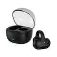 thumbnail image 1 of Auriculares con clip para la oreja, mini auriculares deportivos impermeables de baja latencia. Negro, 1 of 3