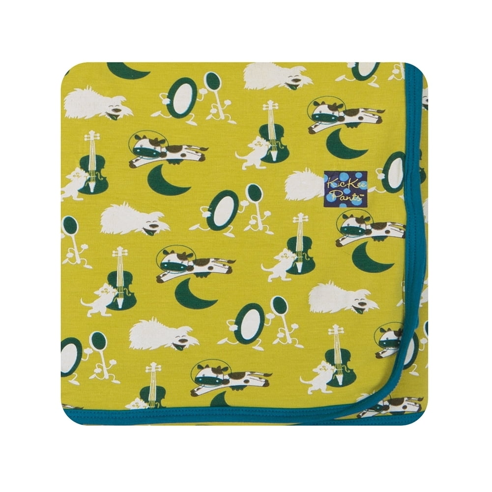 KicKee Pants Little Girls Print Ruffle Toddler Blanket ...