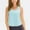 Light Blue, variant on Fengqque Women’s Summer Casual Round-Neck Sleeveless Tops Yoga Tennis Sports Quick-Dry Vest