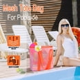 thumbnail image 3 of Strip Mesh Beach Tote Bags,Causal Pool Bags for Swimming Picnic Vacation Essentials, 3 of 7