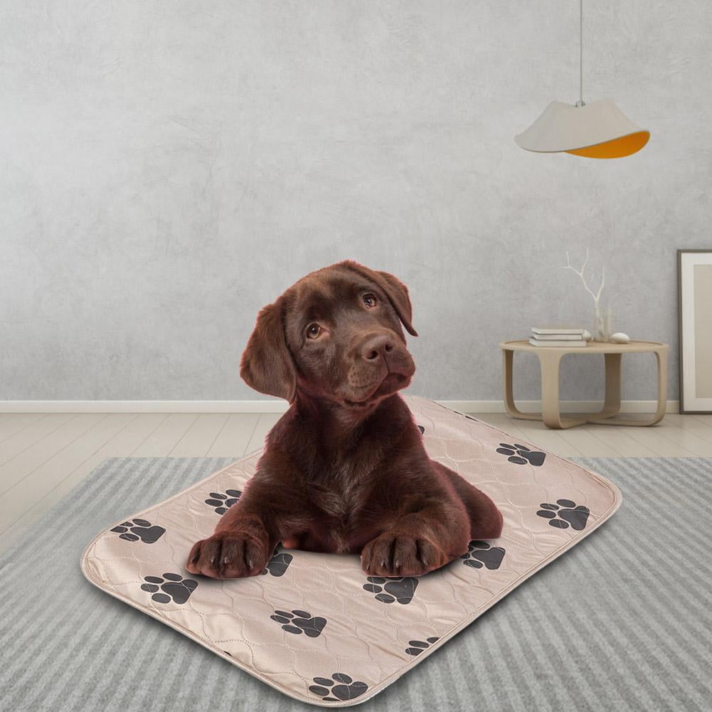 Mgaxyff Waterproof Dog Urine Mat,Reusable Waterproof Dog Pee Pad Bed Urine Mat for Pet Dogs Cats