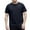 Black, variant on Cmfcve Oversized T-shirts for Men Stretch Round Neck Top Blouses Short Sleeve Linen Thin T-shirts