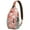 Beige-14, variant on Colorful Weed Sling Bag for Men & Women - Durable Chest Bag with Secure Zippers for Biking & Urban Use - Hemp Leaf & Marijuana Leaf Aesthetic