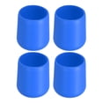 thumbnail image 1 of Unique Bargains 4 Pcs Silicone Fishing Rod Butt Cushion Protector Cap, Small, Blue, 1 of 7