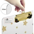 thumbnail image 4 of FMSHPON Christmas Stars Clipboard Hardboard Wood Nursing Clip Board and Pull for Standard A4 Letter 13x9 inches, 4 of 8