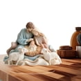 thumbnail image 2 of Tauxra Acrylic St Benedict Wrap Around Spiritual Decor Boho Style Home Tabletop Protection Ornament, 2 of 5