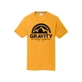 thumbnail image 1 of Gravity Outdoor Co. T-Shirt de Performance pour Jeunes - Logo Noir - Or - Grand, 1 of 2