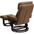 thumbnail image 6 of Flash Furniture Allie LeatherSoft Upholstered Recliner with Ottoman, Arms, and Headrest, Palimino, 6 of 14