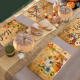 thumbnail image 5 of Manteles individuales de Acción de Gracias, manteles de comedor decorativos festivos Vhermosa Popotes, Manteles y Palillos, 5 of 5