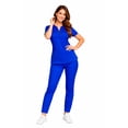 thumbnail image 2 of Uniforme Médico Dama, Enfermera, terapeuta, Doctora M12 BLUE DEEPTH MED, 2 of 4