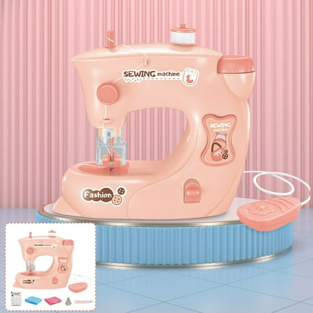

DEYIOU Electric Light Sewing Machine Small Appliances Toys Sew Intelligence Activities Toy For Girls Kids Early Learning Educational Toys Christmas Gift for Children
